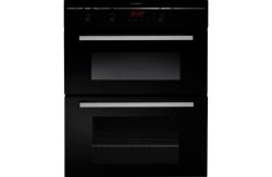 Indesit FIMU23BK Double Electric Oven - Black